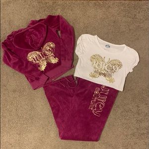 Authentic Juicy Couture Track Suit